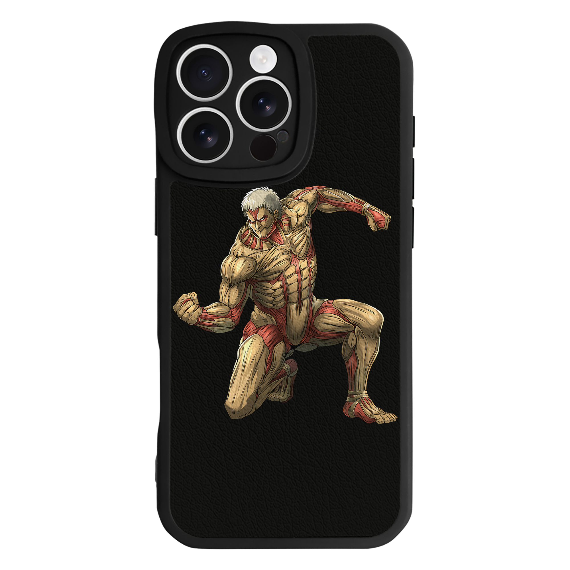 （画像用） 進撃の巨人 Attack on Titan 【iPhone 16シリーズ対応】シリコンスマホケース（レザー調） 材質：シリコン